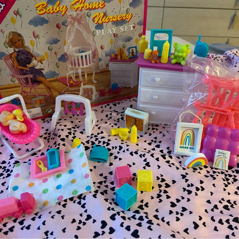Brand new- Barbie Baby nursery